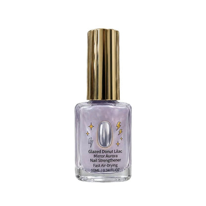 📢📢Last Day: 60% OFF🔥⏰Lilac Glossy Mirror Nail Strengthener