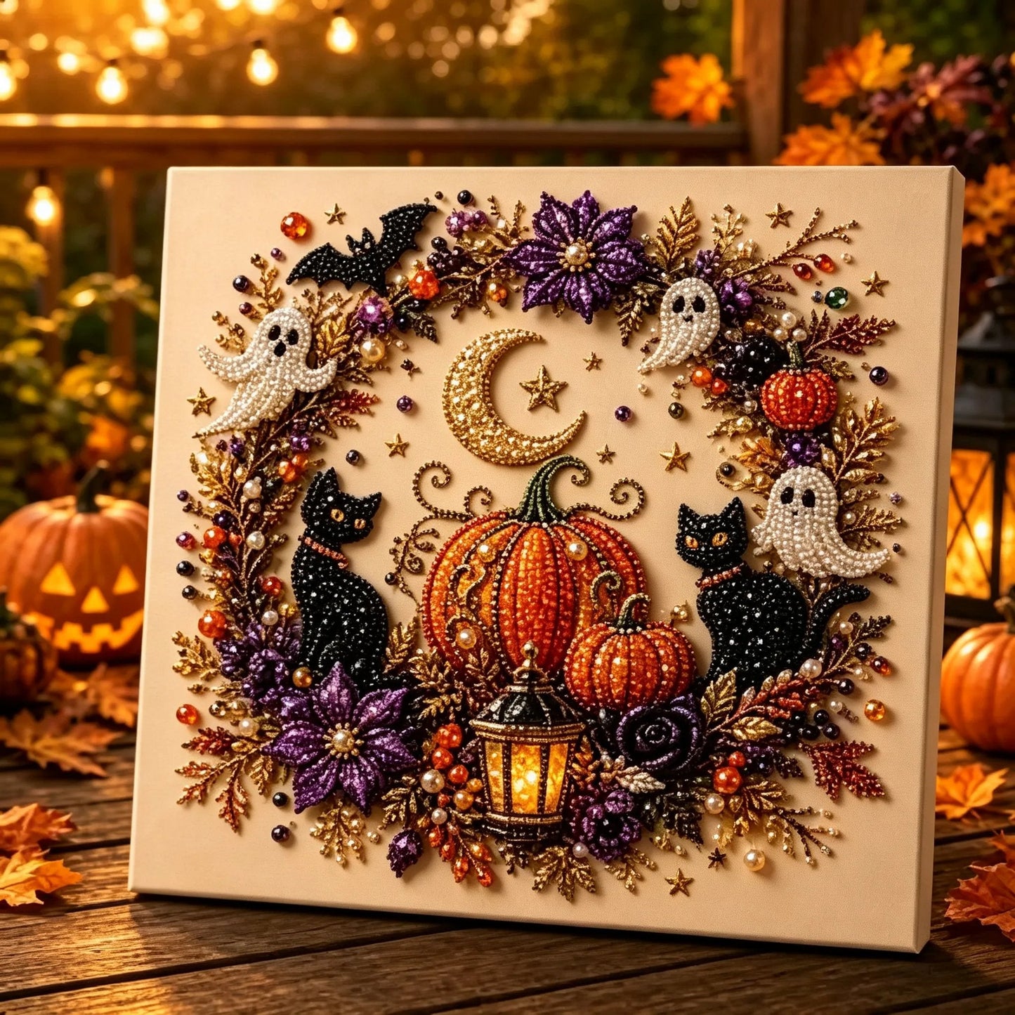 🔥Last Day 50% OFF -🎃Halloween DIY Diamond Art Kit