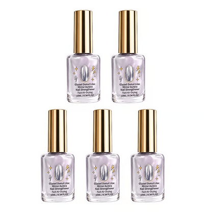 📢📢Last Day: 60% OFF🔥⏰Lilac Glossy Mirror Nail Strengthener