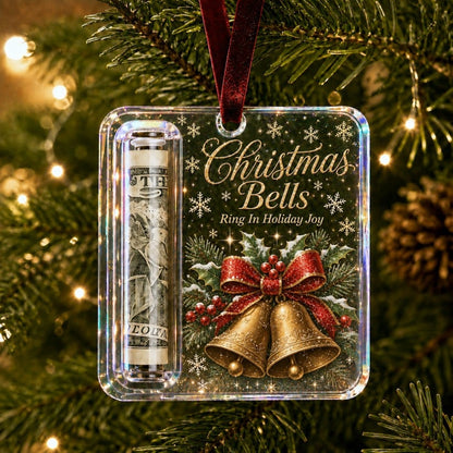 LAST DAY 50% OFF - 🎄Christmas Cash Gift Ornament- Make Cash Feel Like A Real Christmas Gift💵