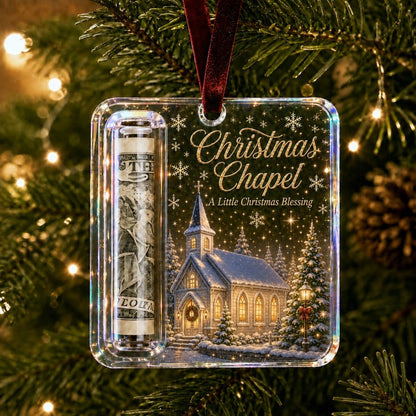 LAST DAY 50% OFF - 🎄Christmas Cash Gift Ornament- Make Cash Feel Like A Real Christmas Gift💵