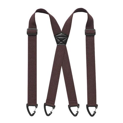 ⏳LAST DAY SALE 49% OFF !!📢Men's X-Back Suspenders with Hook Clips