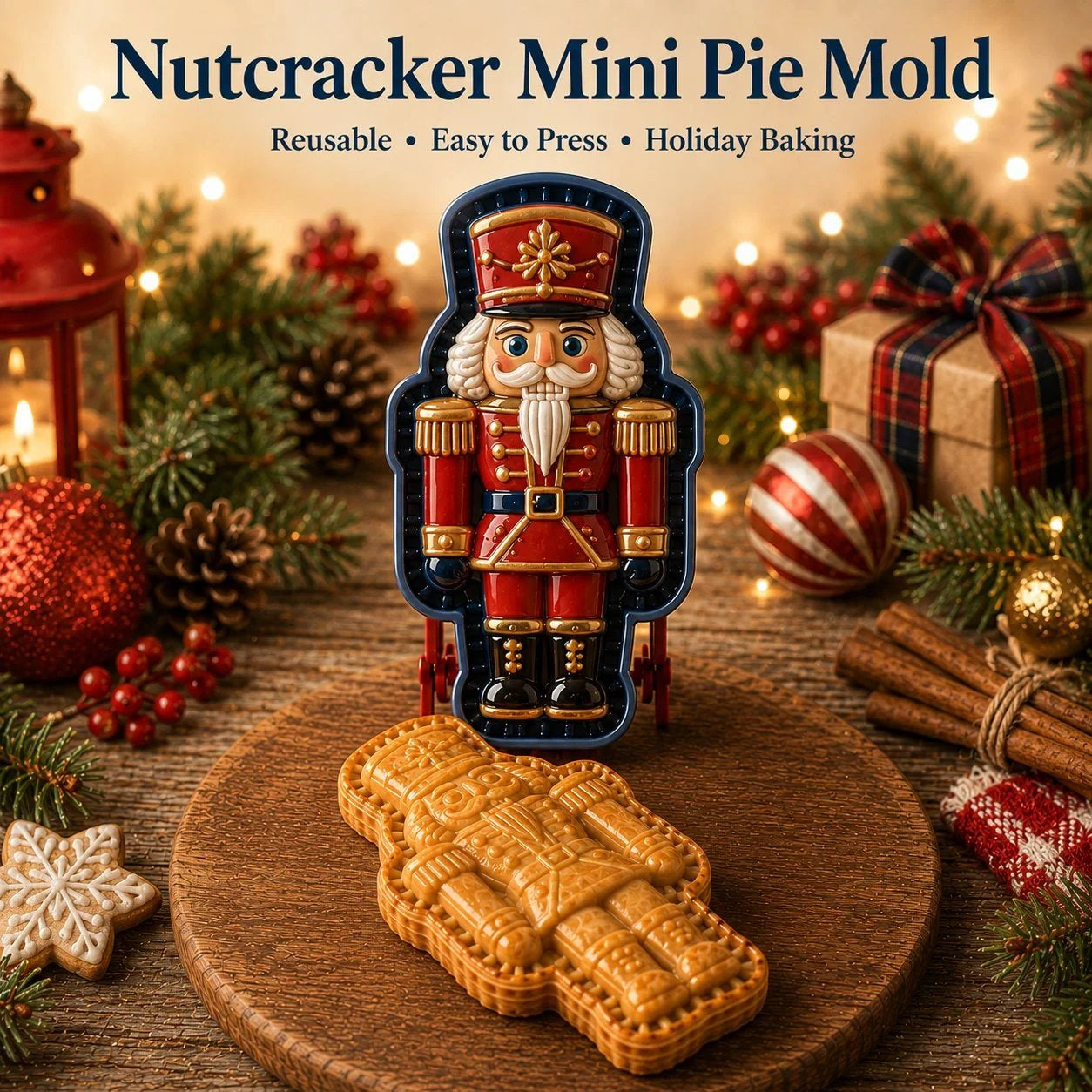 🎄LAST DAY SALE Only $13.99!!🍪Christmas Baking Moulds – 9Festive Designs 🎄