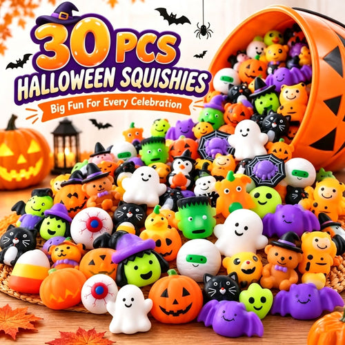 🔥Last Day 50% OFF - 🎃 30PCS Halloween Mochi Squishy Toys